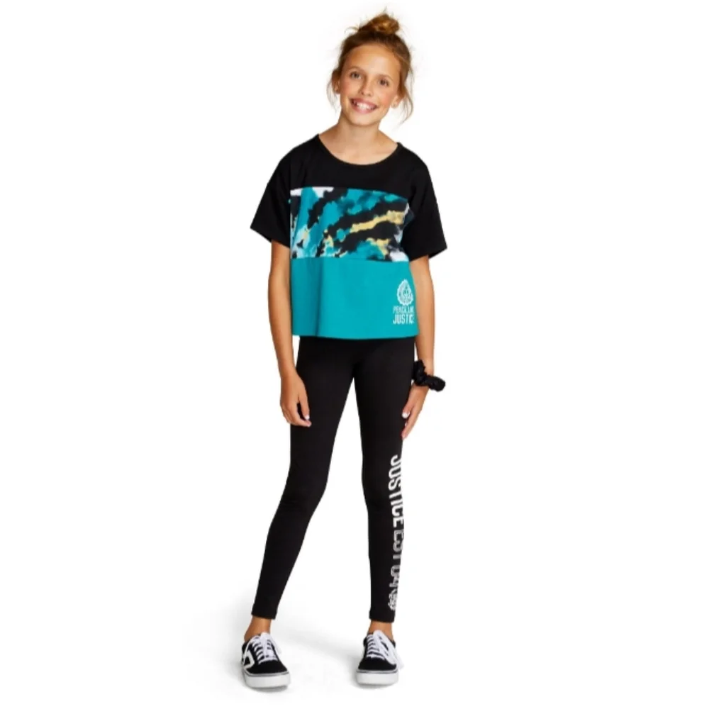 NWT Girls Justice Everyday Short Sleeve T-Shirt